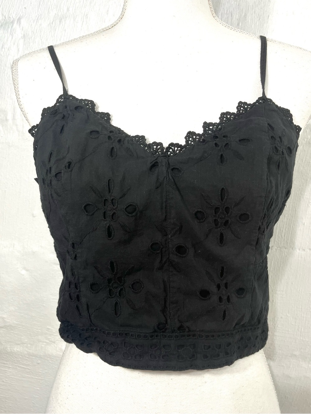 EXPRESS EYELET CAMI BRALETTE
